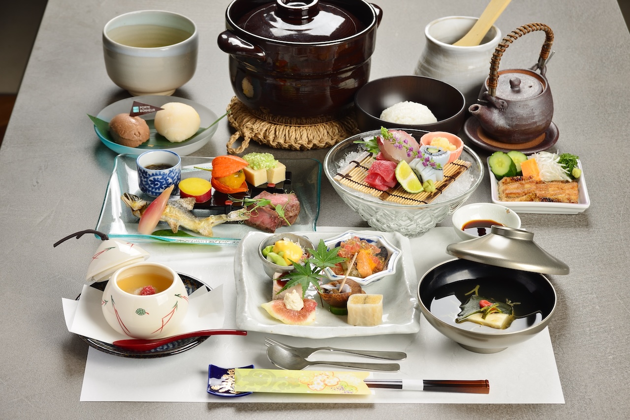 葉月御祝会席の全景俯瞰