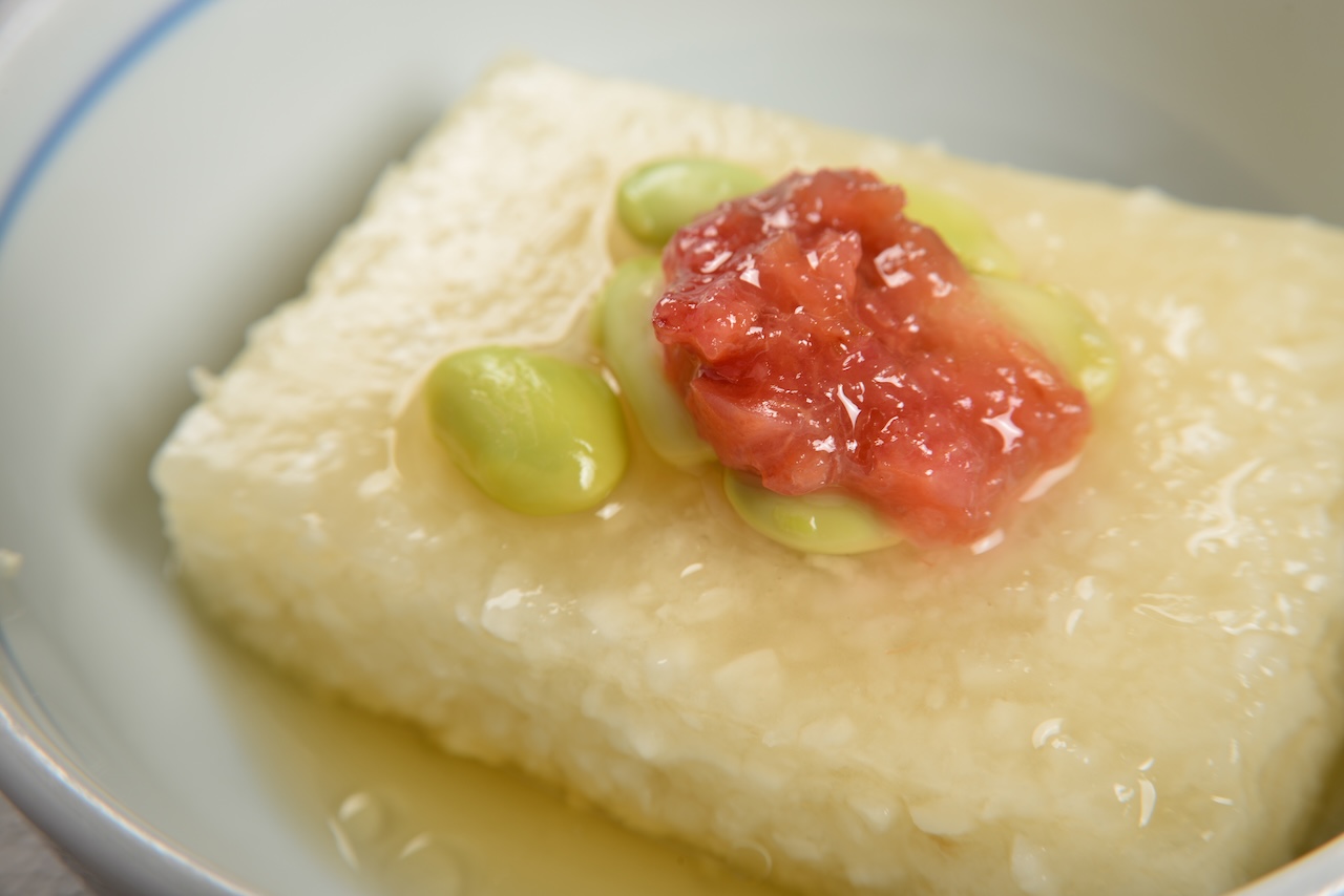 豆腐のあんかけのアップ