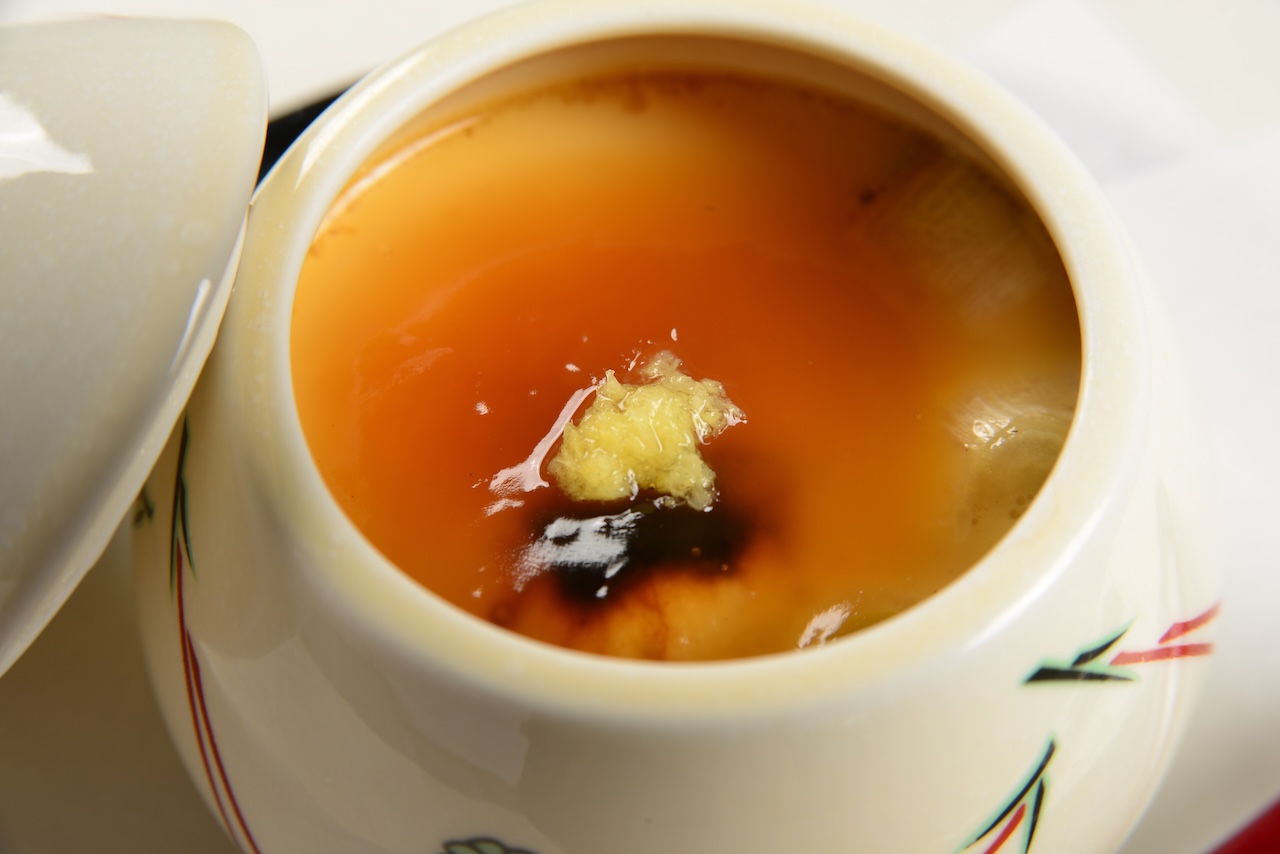 すっぽん茶碗蒸し おろし生姜
