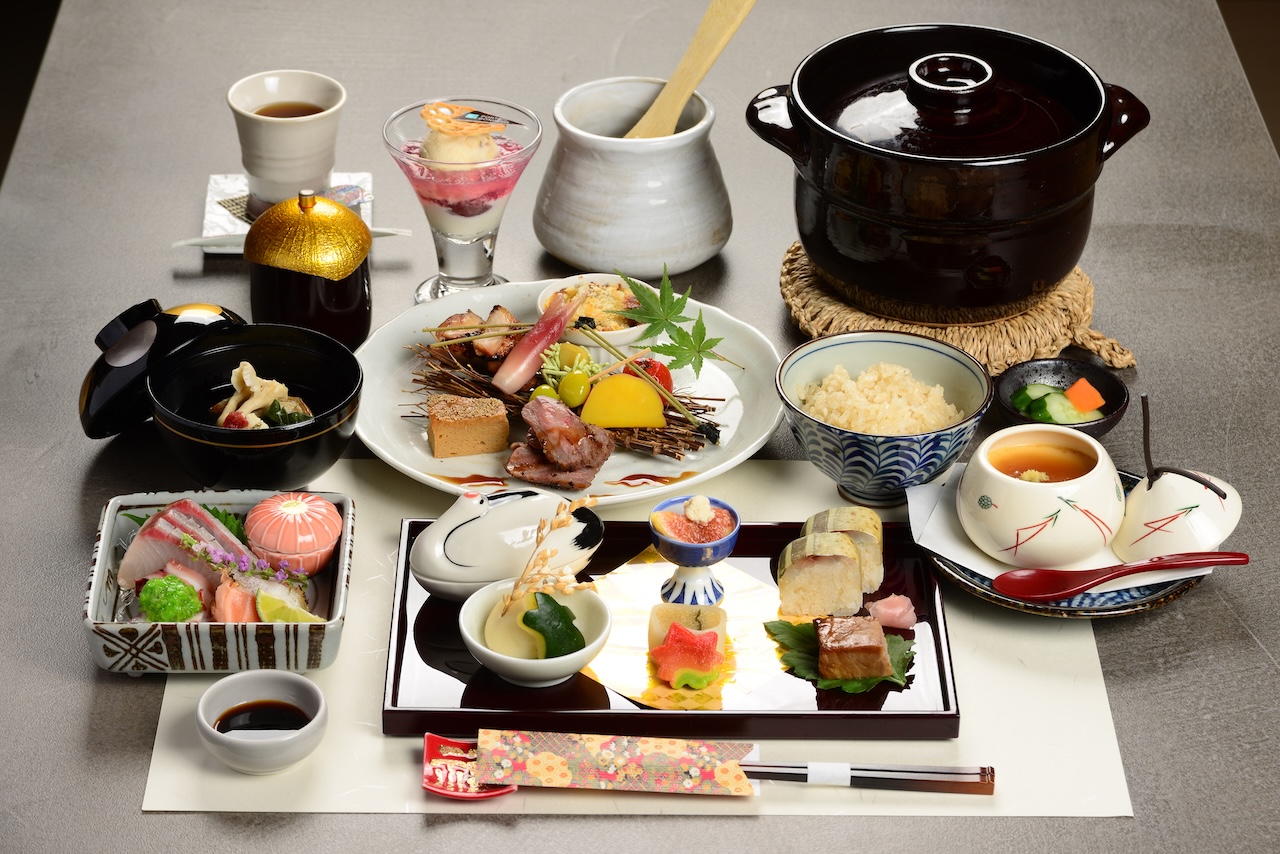 御祝会席の全景 アングル違い